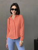 Camisa Feminina Manga Longa Gola Colarinho Lisa