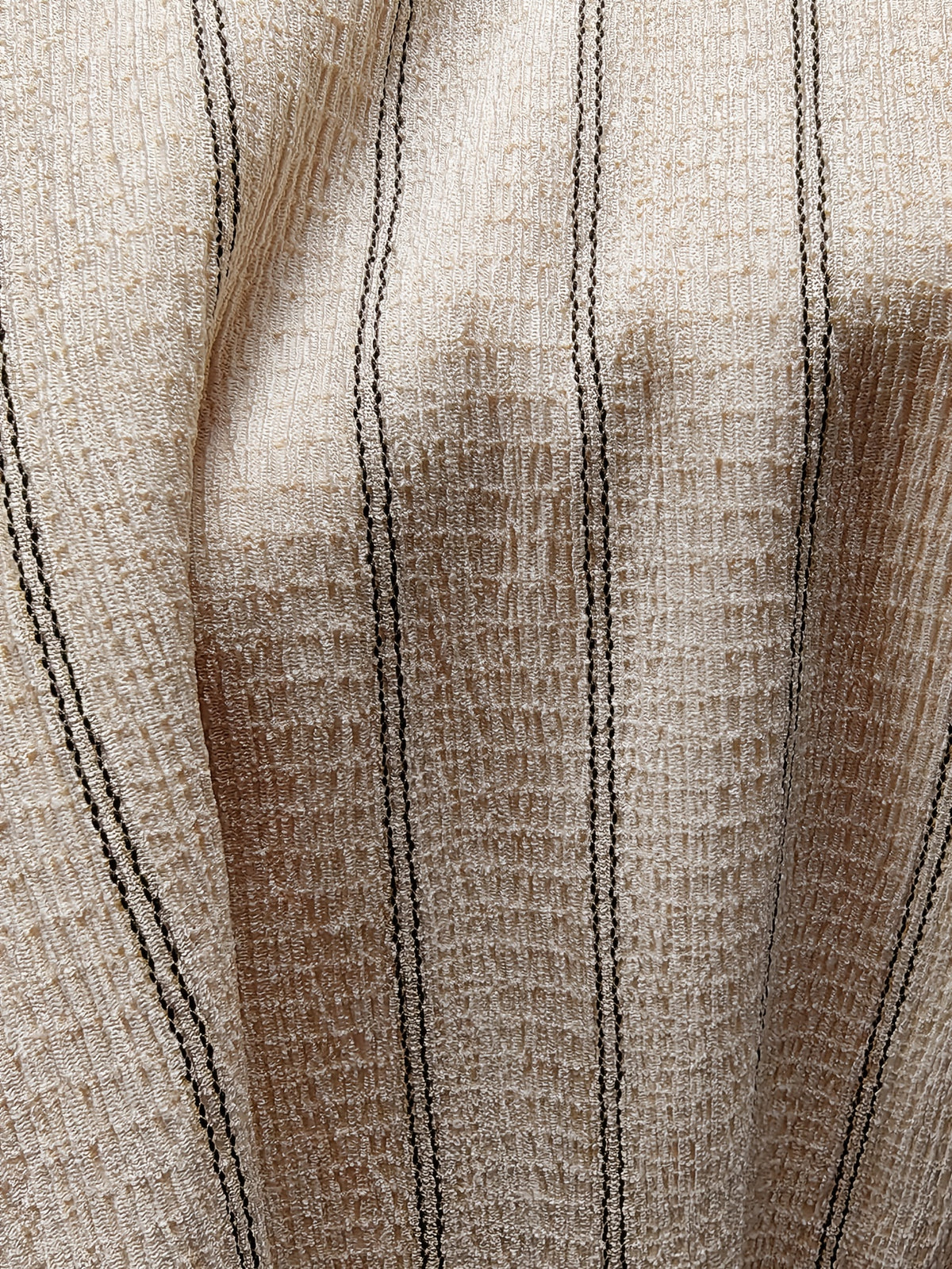 Conjunto Feminino 2 Peças Colete e Calça às Riscas
