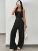 Conjunto Feminino 2 Peças Top com Botões e Calça Social