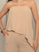 Conjunto Shorts e Blusa Cropped Tomara que Caia NV183