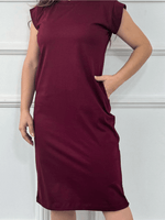 Vestido Midi Feminino em Algodão Confortável