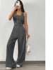 Conjunto Feminino 2 Peças Top com Botões e Calça Social