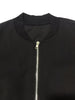 Jaqueta Bomber Feminina Cropped com Zíper e Gola Alta
