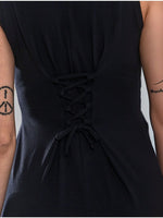 Vestido Midi Regata com Ajuste nas Costas Feminino