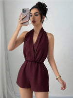 Macacão Feminino Elegante Sem Costas Sofisticado