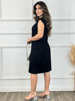 Vestido Midi Feminino em Algodão Confortável