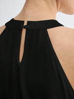 Blusa Feminina Gola Redonda Sem Manga Elegante