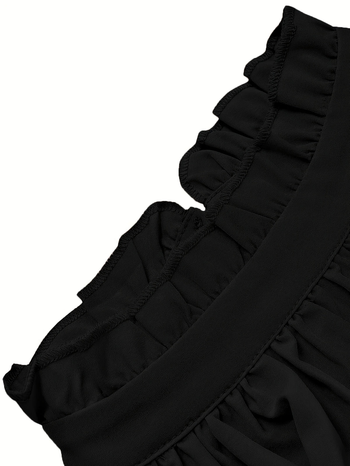 Vestido Elegante Manga Longa Acinturado Feminino