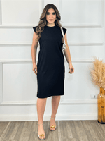 Vestido Midi Feminino em Algodão Confortável