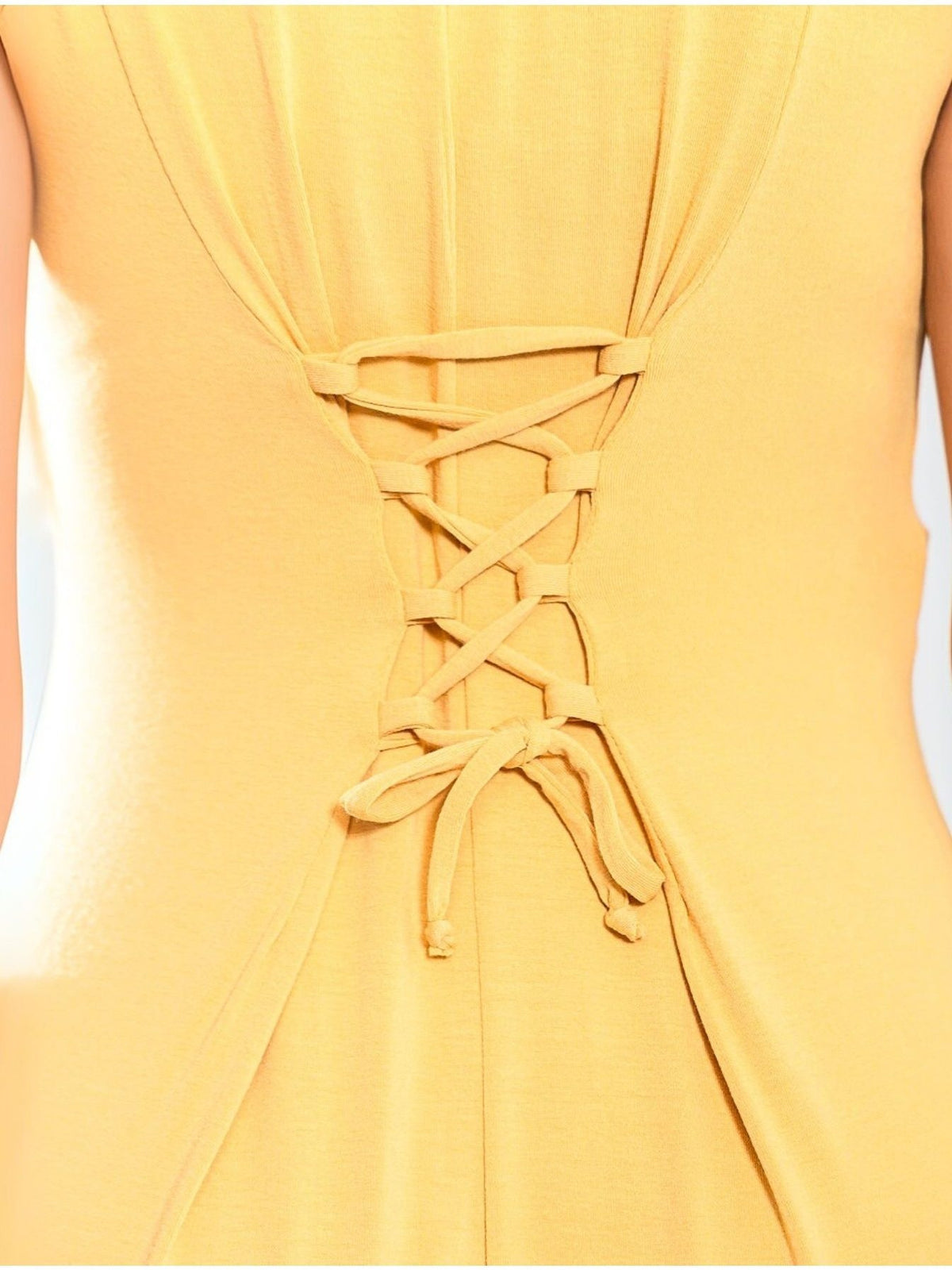 Vestido Midi Regata com Ajuste nas Costas Feminino