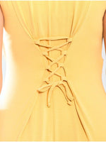 Vestido Midi Regata com Ajuste nas Costas Feminino