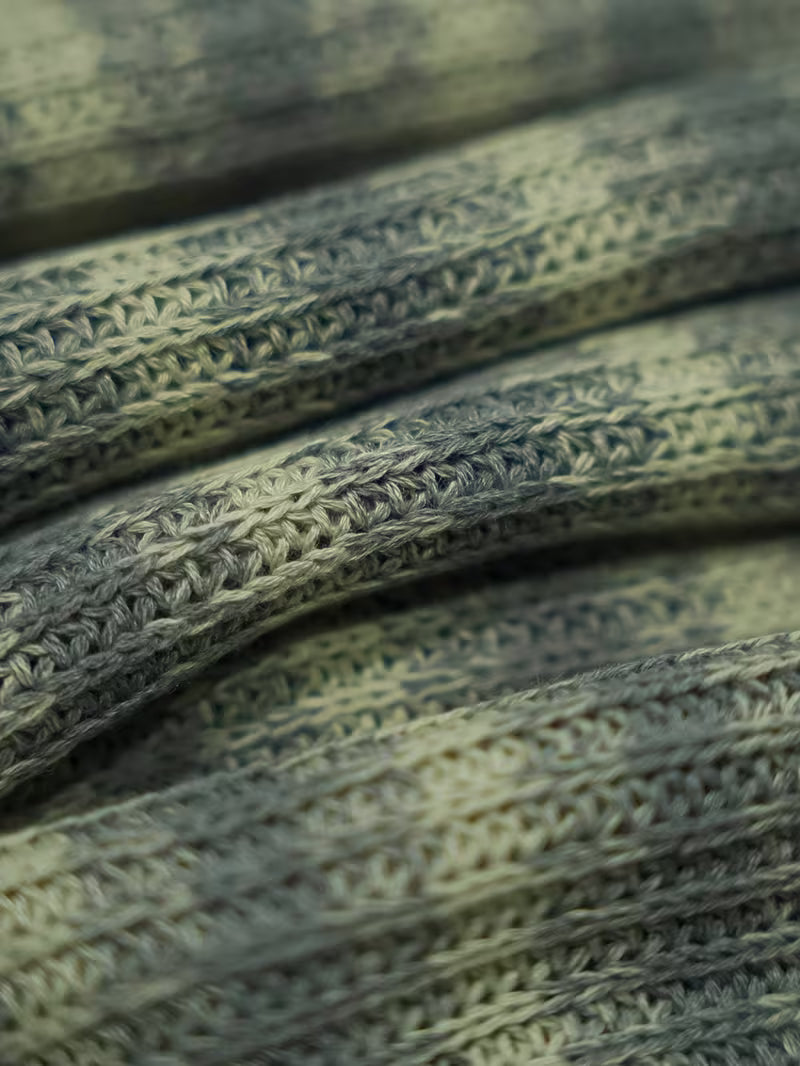 Suéter Feminino Listrado Manga Longa em Tricô